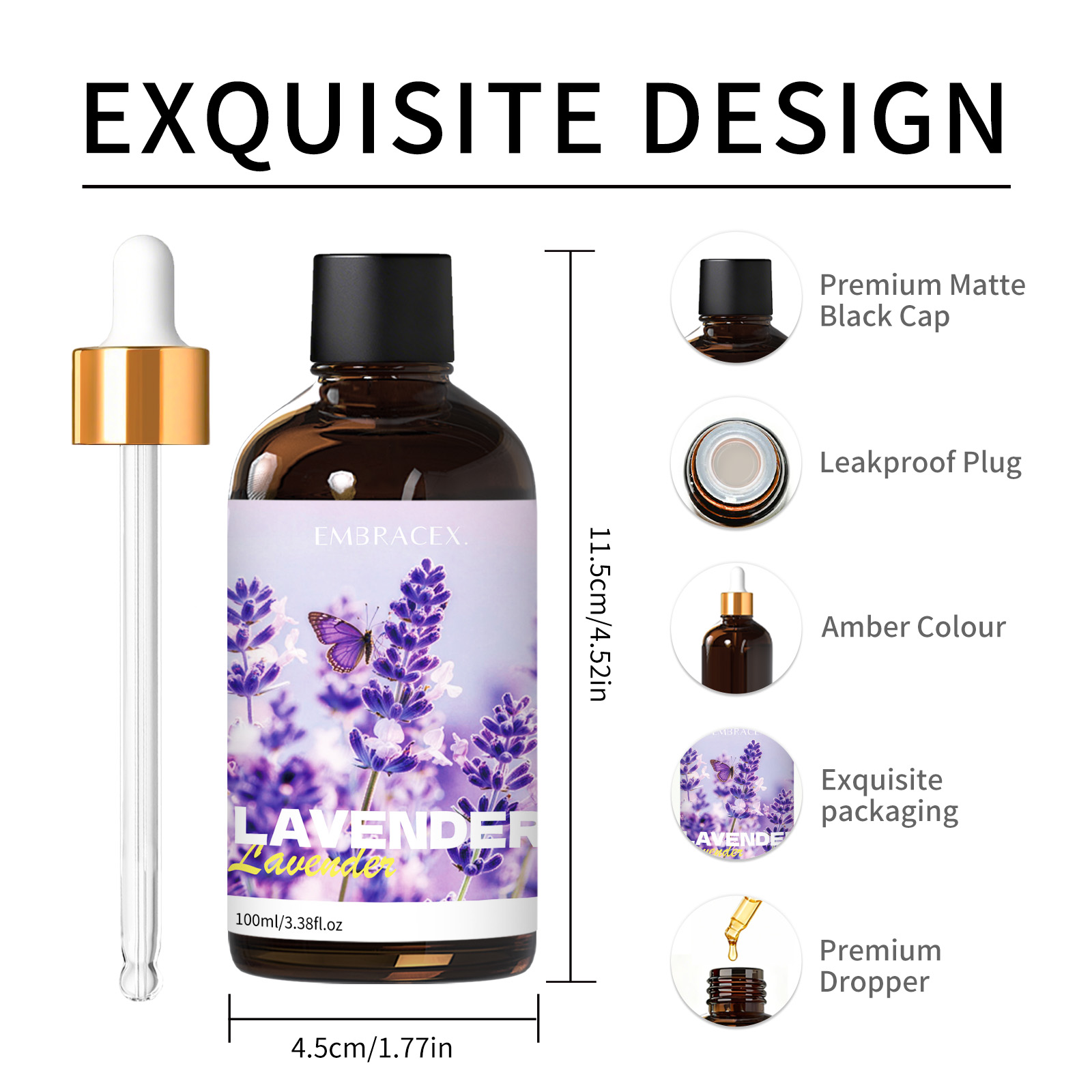 100ml Lavender Essential Oil H - Lavender Oil recension och pris