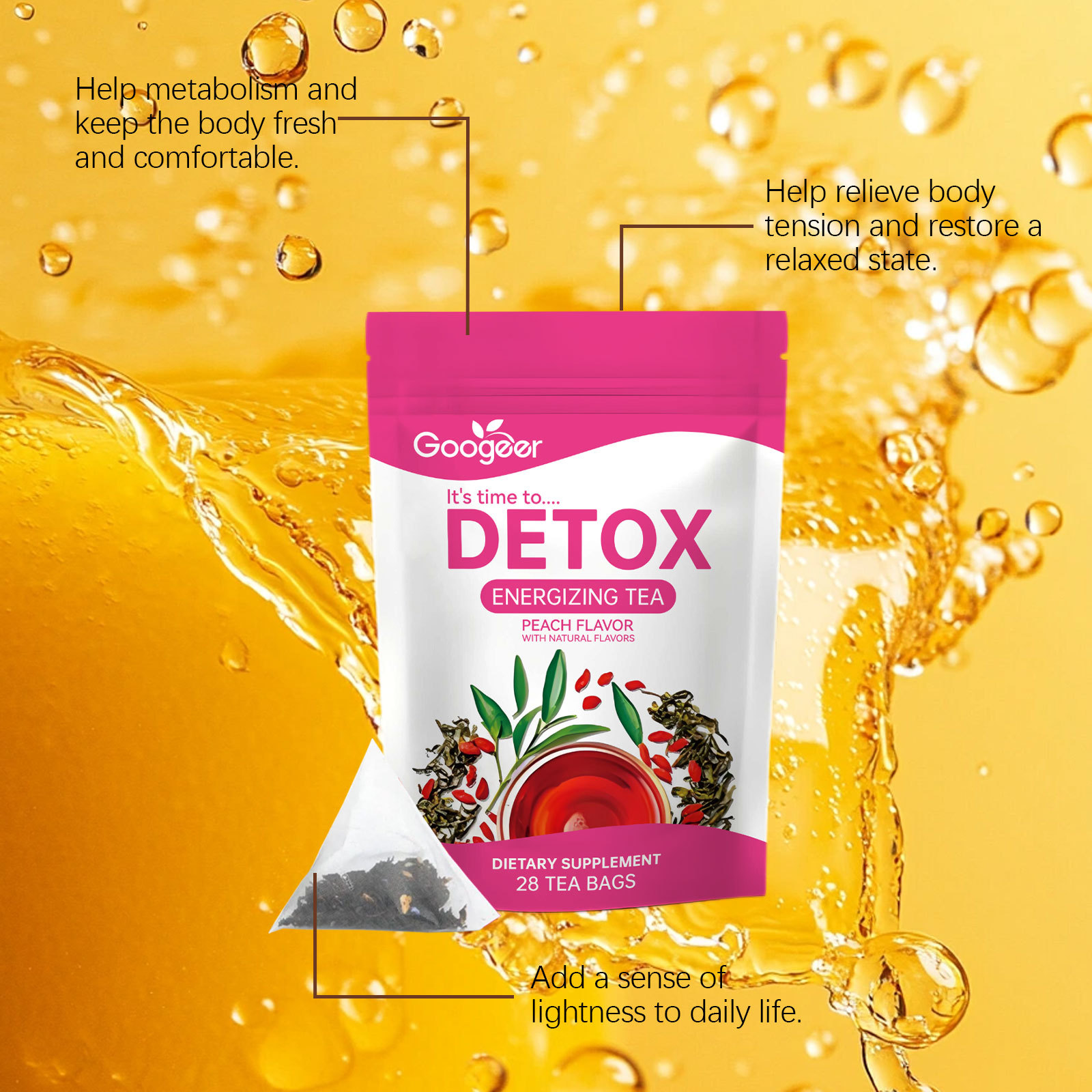 Detox Cleanse Tea - Body Treat - Herbal Tea recension och pris
