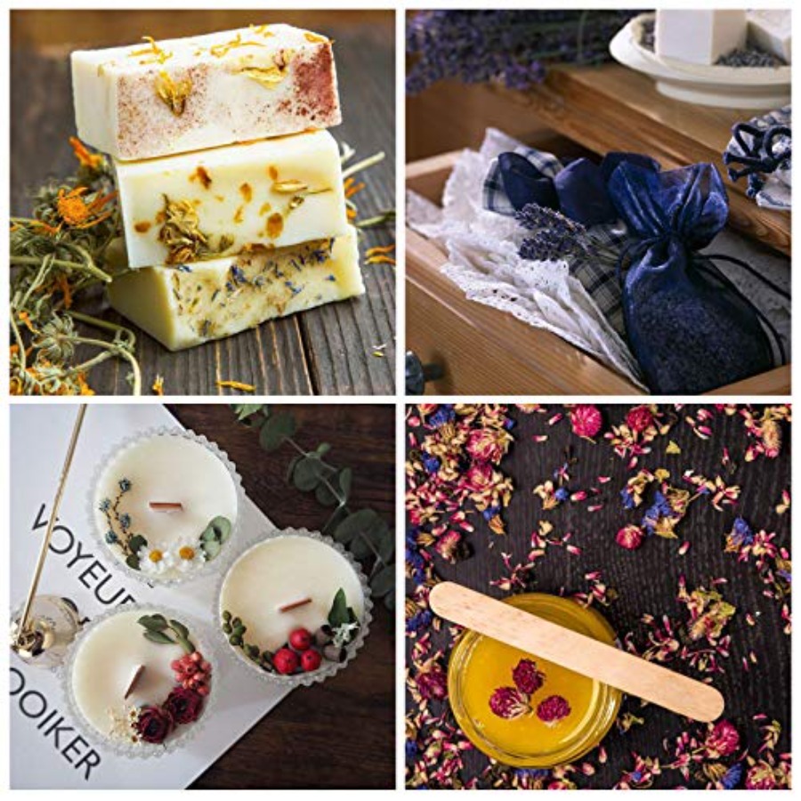 9 Bags Dried Flowers, 100% Nat - Dried Herbs recension och pris