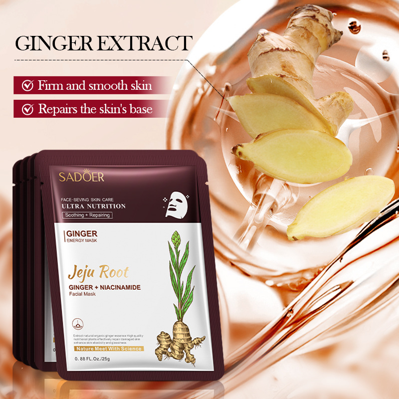 5pcs SADOER Plant Roots Face M - Ginger Tea recension och pris