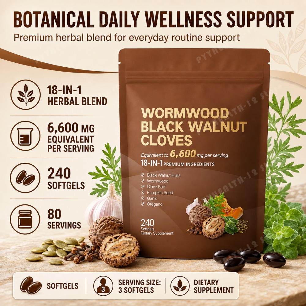 Wormwood Black Walnut Cloves 6 - Chamomile Tea recension och pris