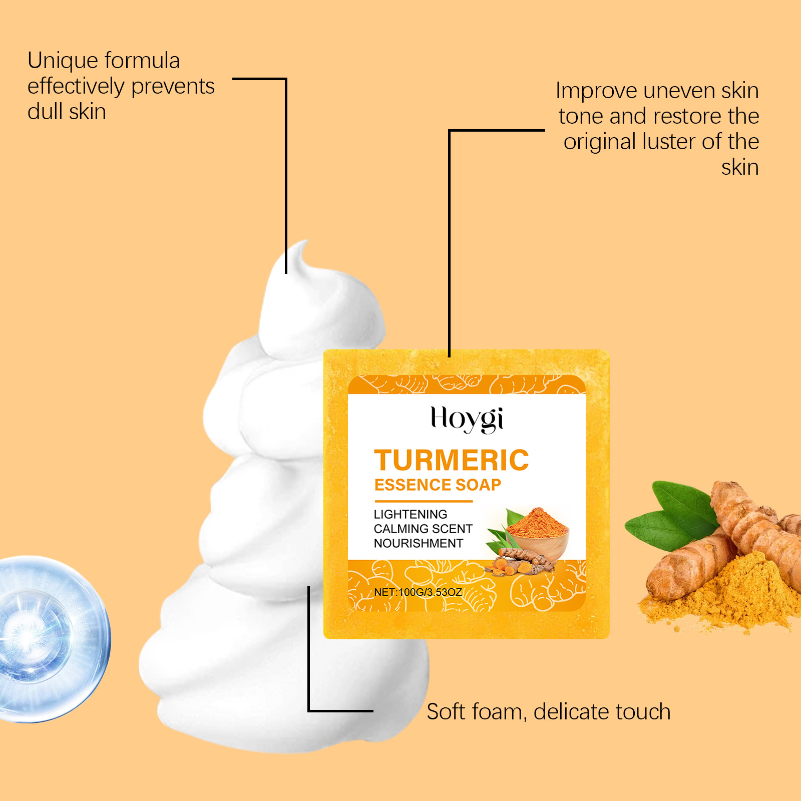 Turmeric Skincare Set Body Soa - Turmeric recension och pris