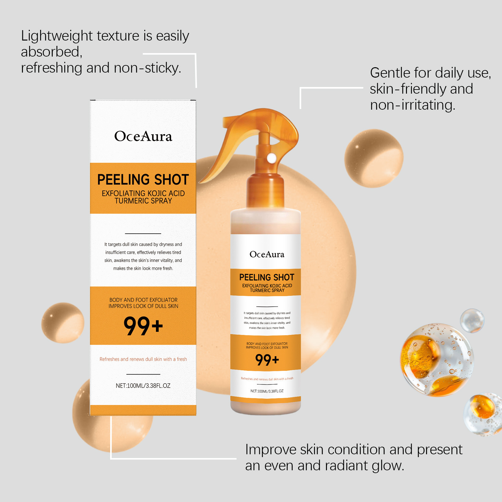 OCEAURA Turmeric Exfoliating S - Turmeric recension och pris